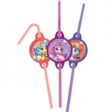 BA Трубочки для коктейля Волшебные питомцы 6шт