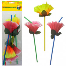 BA Трубочки для коктейля Гавайские 6шт