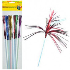 BA Трубочки для коктейля с дождиком 8шт