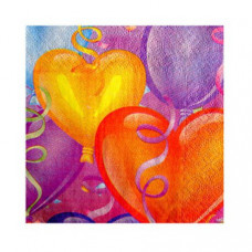 F 33см X 33см Салфетки праздничное настроение 20шт