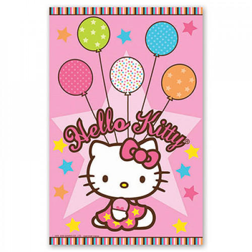 Скатерть п/э Hello Kitty 1,4х2,6м/А