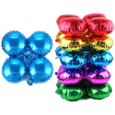 Связка шаров для арки (21''/53 см) Мини-круг, Синий, 1 шт.