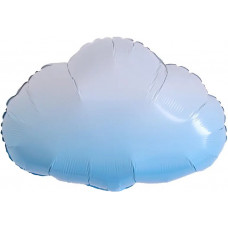 Шар (20''/51 см) Фигура, Облако, Голубой, 1 шт.