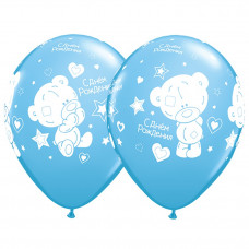 Шелк 11" Me To You С ДР Малыш PaleBlue/Q