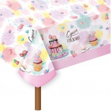 В Скатерть "Сладкий День Рождения" / 1 шт. /