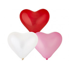 Сердце 12" Пастель/Кристалл /Ит