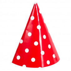 Колпаки Красные точки, 6шт