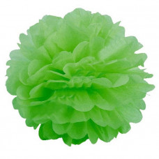 Бумажный помпон Лайм (10''/25 см)