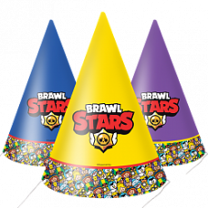 Колпаки Brawl Stars, Ассорти, 6 шт.