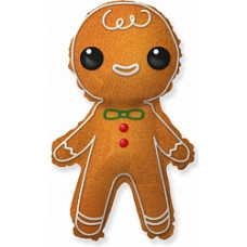 Шар (39''/99 см) Фигура, Пряничный человечек, 1 шт.