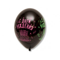 Шелкография паст 14" С ДР Торт Свечи 4цв