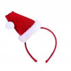 НГ Ободок, Новогодний колпак, Красный, 1 шт.