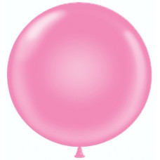 Шар (24''/61 см) Розовый, пастель, 10 шт.