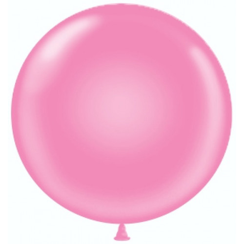 Шар (24''/61 см) Розовый, пастель, 10 шт.