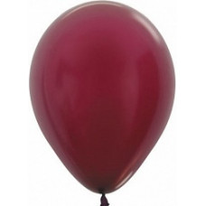 Шар (12''/30 см) Бургундия (518), металлик, 50 шт.