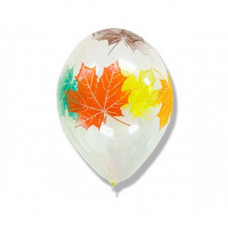 Шелкография кристалл 14" Лист Клен 5цв