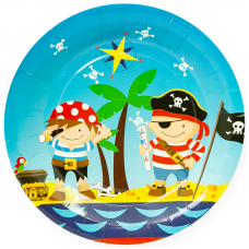 Тарелки (7''/18 см) Пираты, 6 шт.