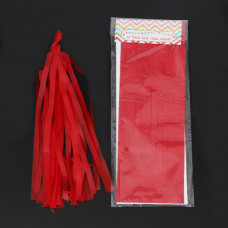 Гирлянда Тассел, (35 см, 5 шт), Красный.