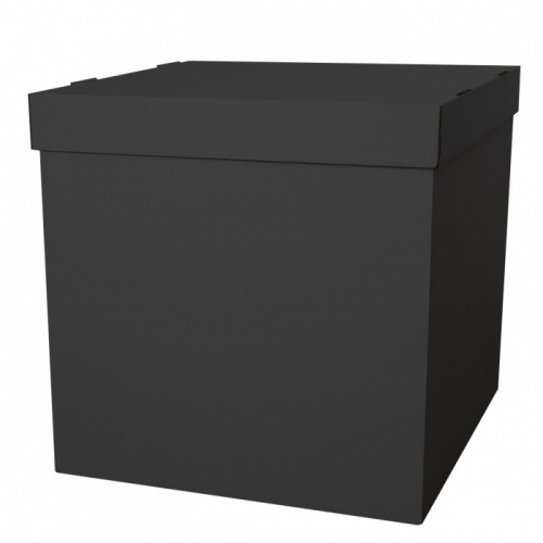 Коробка для воздушных шаров, Черная, 70*70*70 см, 1 шт.