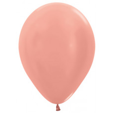 Шар (10''/25 см) Розовое золото (568), металлик, 100 шт.