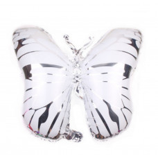 Шар (70/53 см) Фигура, Бабочка, Серебро, Китай.