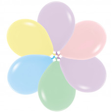 Шар (10''/25 см) Макарунс, Ассорти, пастель, 100 шт.