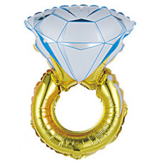 Шар (27''/69 см) Фигура, Кольцо с бриллиантом, 1 шт.