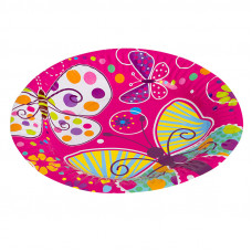 Тарелка, Бабочки, 7 дюйм, 6шт.