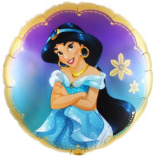 Шар (18''/46 см) Круг, Жасмин, 1 шт.