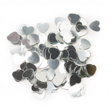 Конфетти Маленькие сердечки, Серебро, 17гр.