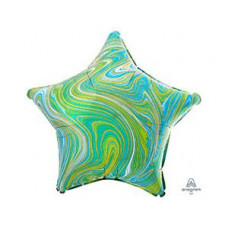 А Б/РИС ЗВЕЗДА 19" Мрамор Blue Green