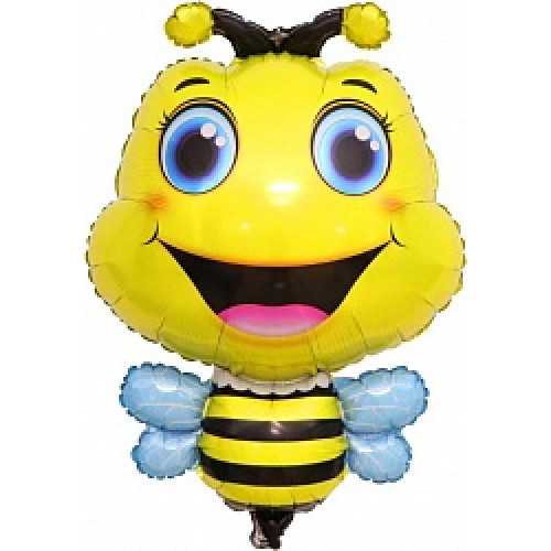 Шар (30''/76 см) Фигура, Счастливая пчела, 1 шт.