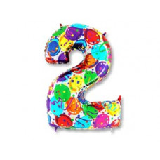 Г ЦИФРА 2  40" Шары