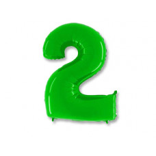 Г ЦИФРА 2  40" Яркий Лайм