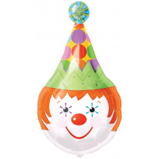 Шар (28''/71 см) Фигура, Голова циркового клоуна