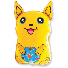 Шар (20''/51 см) Фигура, Покемон, Желтый