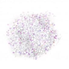 Конфетти точки белый, розовый 17гр.