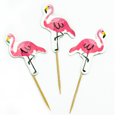Пики для канапе Фламинго, 12 шт