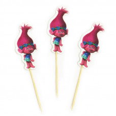 Пики для канапе Тролли, Ассорти, 12 шт