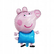 Шар (16''/41 см) Мини-фигура, Пэппа, синий 