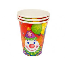 Стакан Клоун 8шт/А