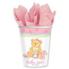 Стакан Медвежонок Девочка 8шт/А