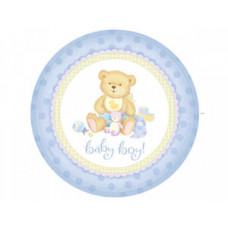 Тарелка Медвежонок Мальчик23см 8шт/A