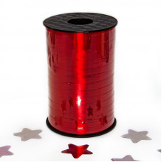 Лента (0,5 см*250 м) Рубин, Металлик, 1 шт.