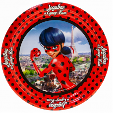 Тарелки (7\'\'/18 см) Леди Баг и Супер-кот, 1 шт.