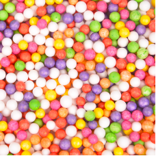 Шарики пенопласт, Ассорти, большие