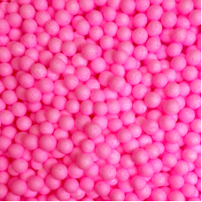 Шарики пенопласт, Розовый, крупные