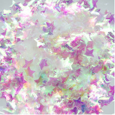 Конфетти слюда, Звезды, Голография, 50 гр