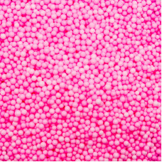 Шарики пенопласт, Розовый, мелкие