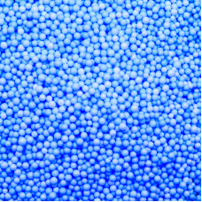 Шарики пенопласт, Голубой, мелкие